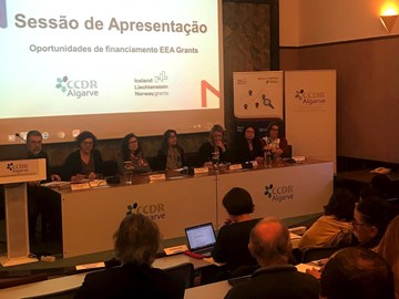 Apresentação dos programas EEA Grants nas CCDR do Alentejo e do Algarve