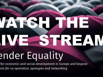 Conferência: "Gender Equality: a key for economic and social development in Europe and beyond"