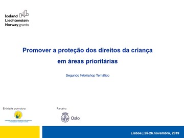 Iniciativa bilateral “Promover a proteção dos direitos da criança em áreas prioritárias”
