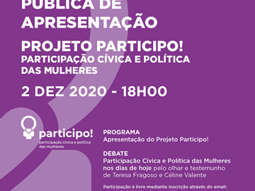 Projeto Participo! - PARTIcipação CÍvica e POlítica das Mulheres