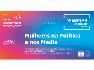 Webinar «Mulheres na Política e nos Media»