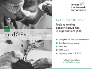 bridGEs training course: tools to analyse gender inequalities in organisations