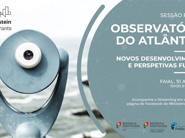 Sessão pública de apresentação do projeto pré-definido Observatório do Atlântico