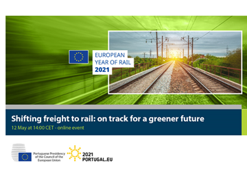 Conferência online "Shifting freight to rail: on track for a greener future"