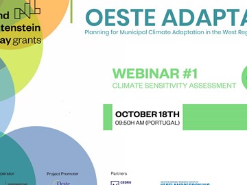 OesteCIM will hold the first Webinar of the Oeste Adapta Project
