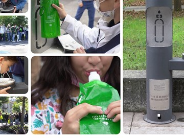 Campanha de sensibilização para uso dos bebedouros nas escolas, com o intuito da redução de consumo de plástico de uso único
