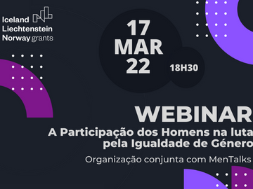 Webinar "Men's participation in the fight for gender equality"
