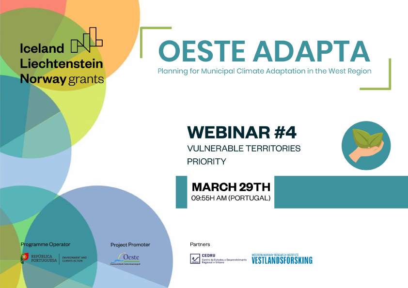  Webinar #4 within the scope of the Oeste Adapta Project