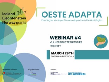  Webinar #4 within the scope of the Oeste Adapta Project