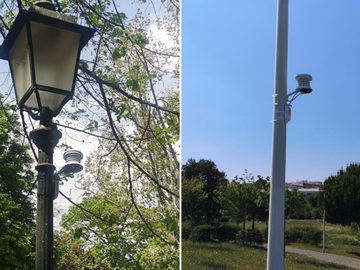 CLIMATE.LMA installs sensors to assess the urban heat island effect