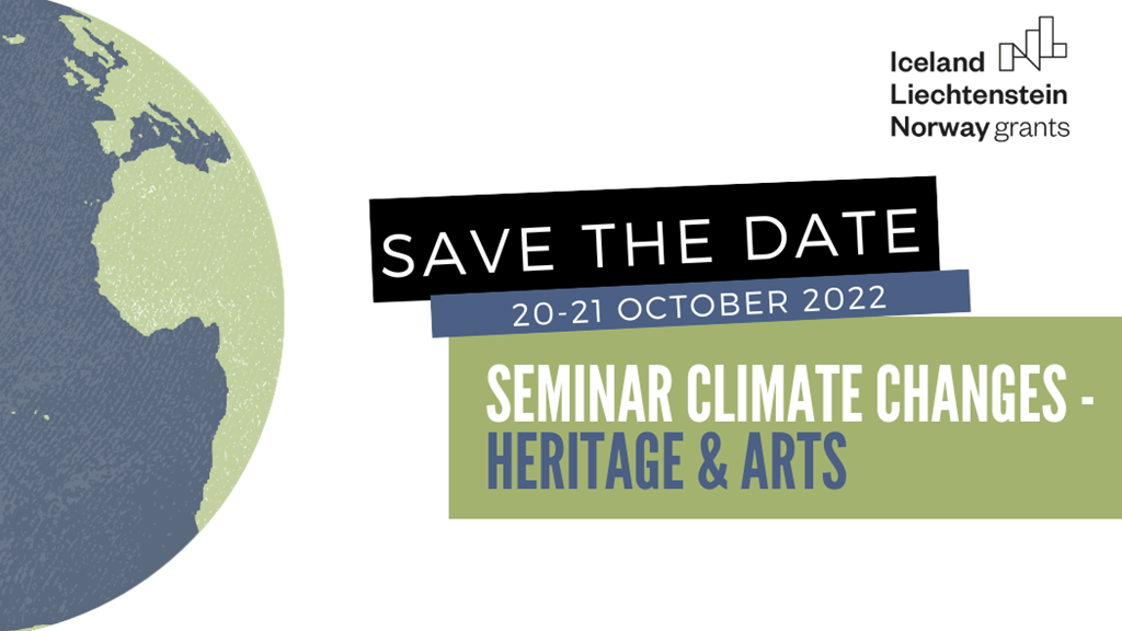 SAVE THE DATE | “Climate Change – Heritage & Arts” Seminar