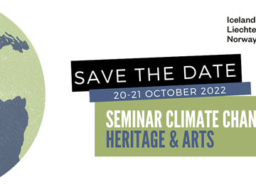 SAVE THE DATE | “Climate Change – Heritage & Arts” Seminar