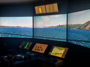Cerimónia de inauguração dos novos simuladores marítimos