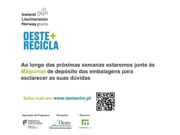 OESTE + RECICLE | Actions to raise public awareness will be initiated