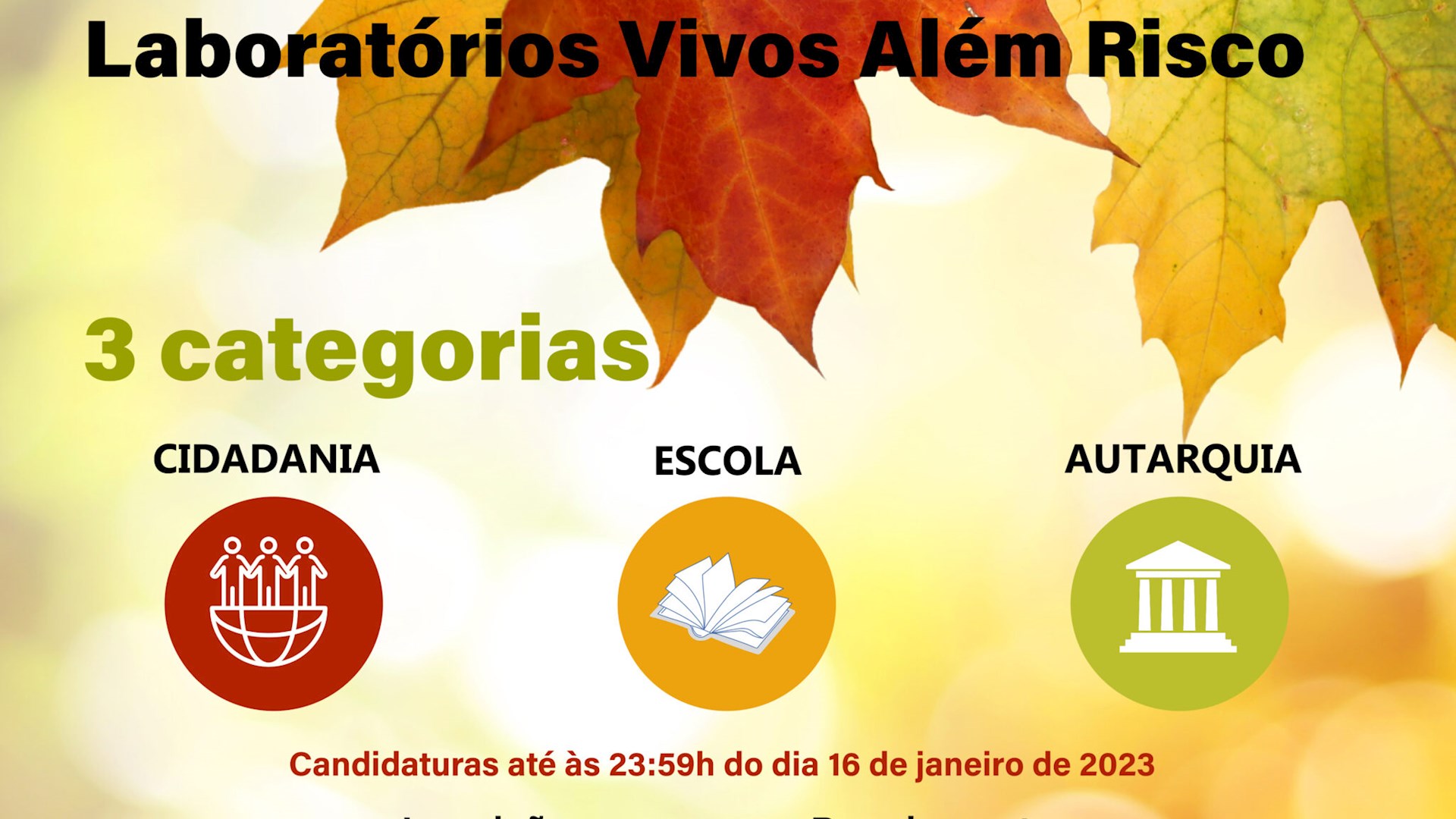 Além Risco Living Laboratories Competition: Fernando Moital Awards