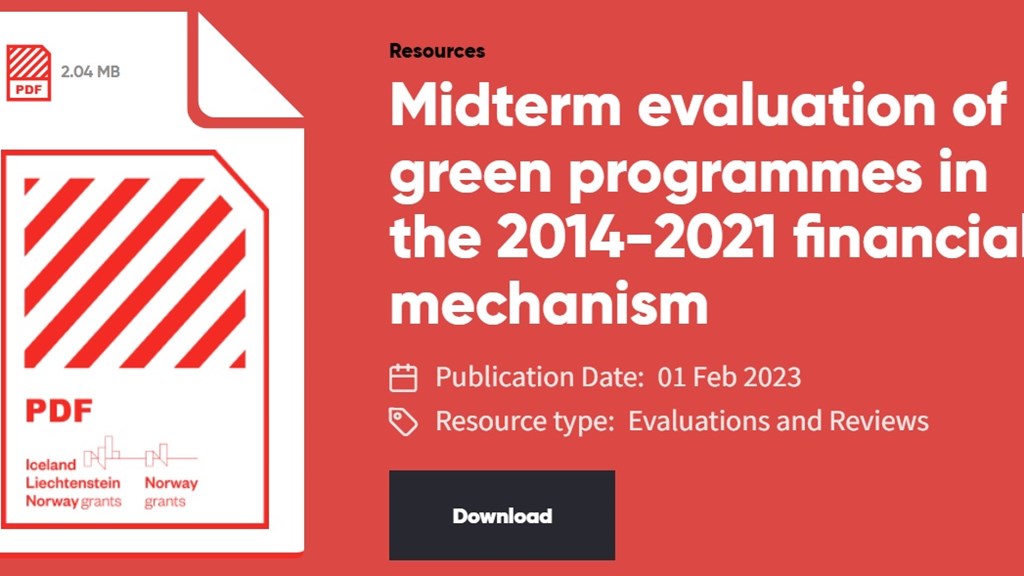 Midterm evaluation of Green Programmes