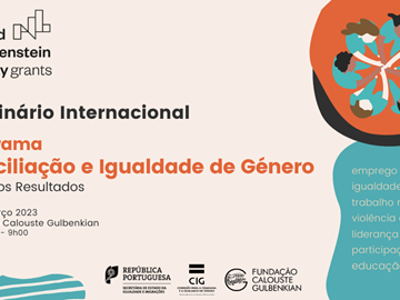 Seminário Internacional do Programa Conciliação e Igualdade de Género: Primeiros Resultados