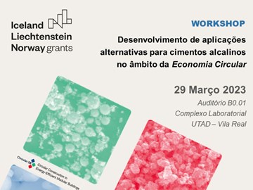 Workshop – Desenvolvimento de aplicações alternativas para cimentos alcalinos no âmbito da Economia Circular