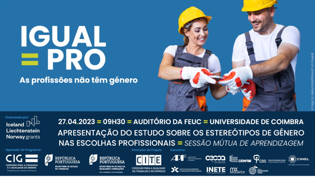 Estudo sobre estereótipos de género nas escolhas profissionais – Sessão de Aprendizagem Mútua