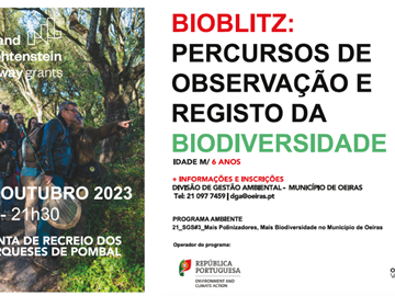 BioBlitz - Dia da Biodiversidade | Percursos de observação e registo da biodiversidade